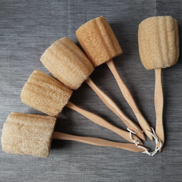 Sugua Loofah Pouch With Handle