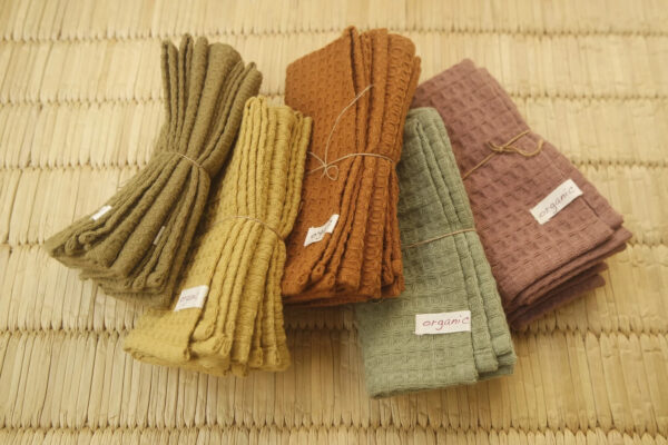 Organic Cotton Waffle Towels
